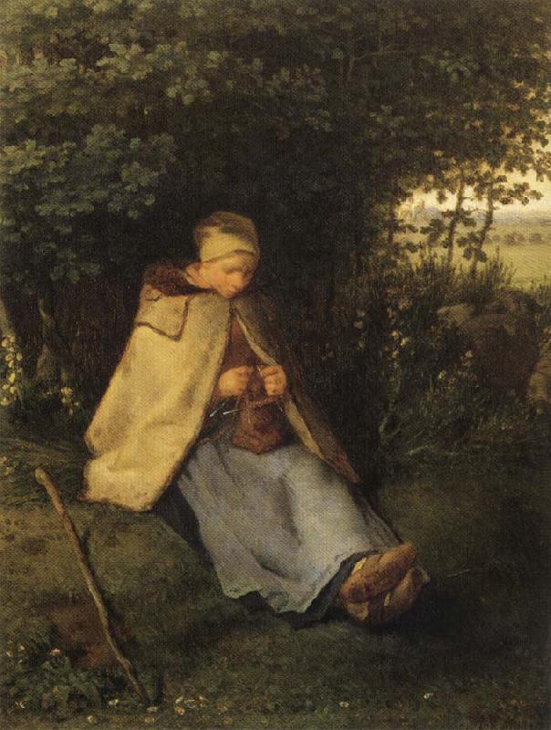  Shepherdess or Woman Knitting